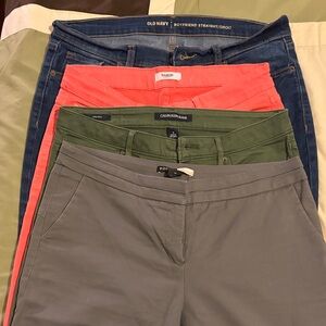 Lot of 4 pairs of women’s pants
